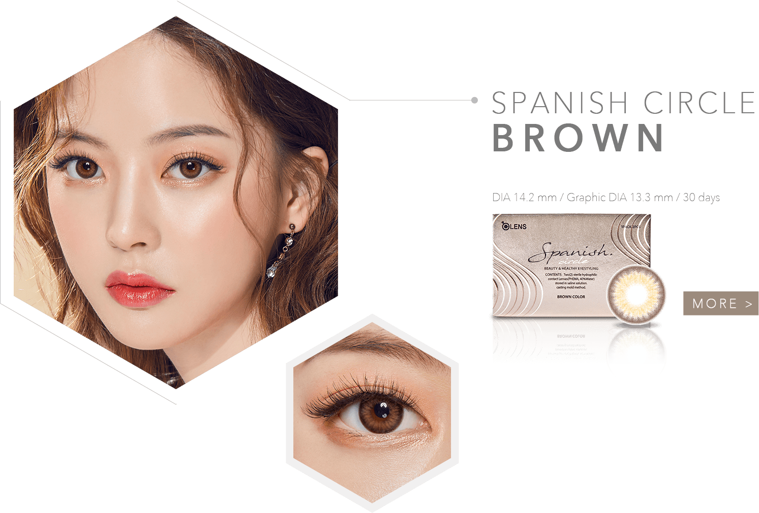 SPANISH CIRCLE BROWN